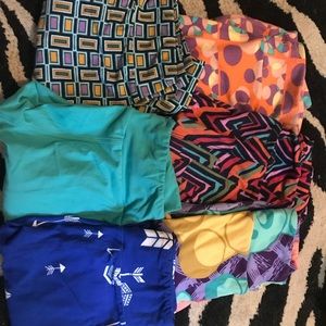 Lularoe tween leggings lot of 6
